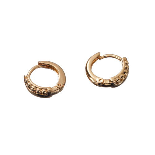 Сережки Xuping (Золото 18К; Конго; Ø1,0см)