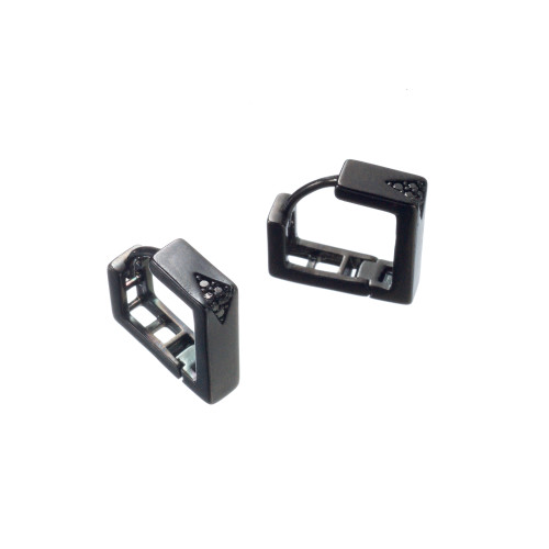 Сережки Xuping (Золото "Black"; Конго; 1,5см)