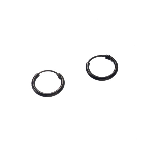 Сережки Xuping (Золото "Black"; Конго; Ø1,0см)