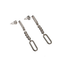 Сережки Xuping (Біле Золото; Гвоздик; 4,7см)