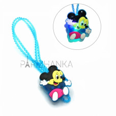 Бусы детские "Mickey" LED (синий)