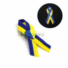 Брошка "Український стиль" (Бантик+Серце)