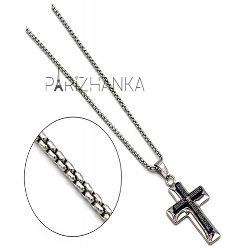 Ланцюжок з хрестиком Xuping "Stainless Steel"