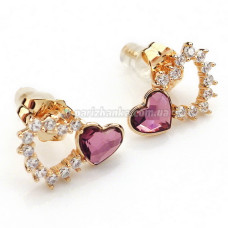 Сережки Swarovski Xuping