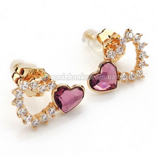 Сережки Swarovski Xuping