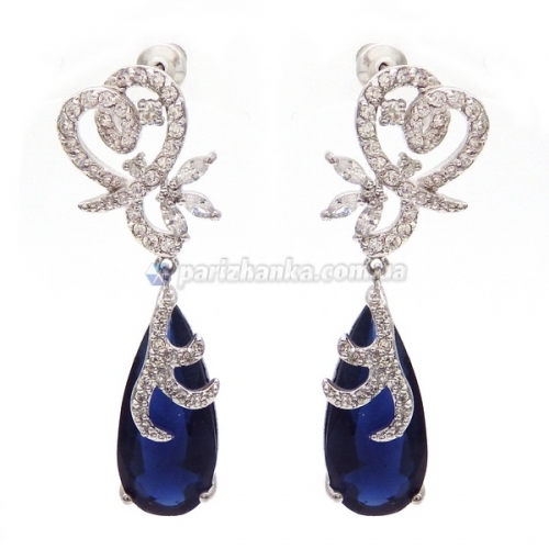Сережки Swarovski Xuping